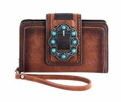Catchfly Ladies Large Wallet with Buckle Snap Closure - 2520875161