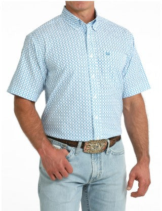 Cinch Men's Short Sleeve Print Arenaflex Shirt - MTW1704170