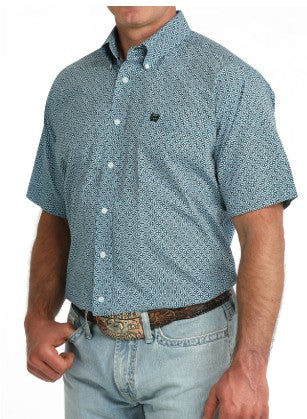 Cinch Men's Print Short Sleeve Western Shirt - MTW1111518