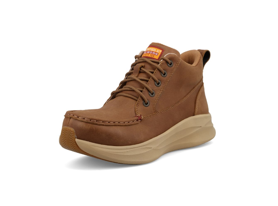 Twisted X Ladies Caramel Ultralite X Work Shoe-WCAUS02
