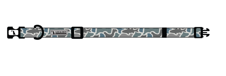 Local Boy Outfitters Dog Collar - Fish Camo