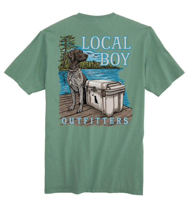 Local Boy Outfitters Lakeside GSP Short Sleeve Shirt - L1000565-LTG