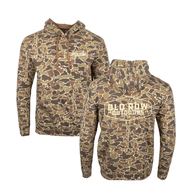 Old Row Outdoors Badge Duck Camo Hoodie-WROW3926