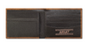 Ariat Medium Brown Basket Weave Leather Bifold Wallet A3567744