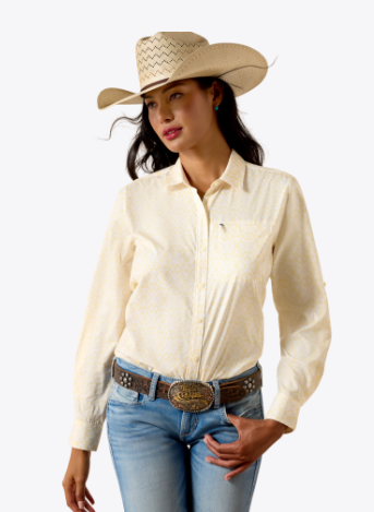 Ariat Ladies Pear Sorbet Kaleidoscope VentTEK Shirt-10071143