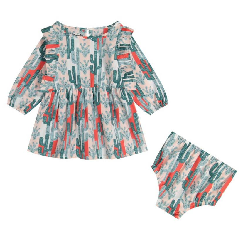 Wrangler Girls Western Dress Pink 112382697
