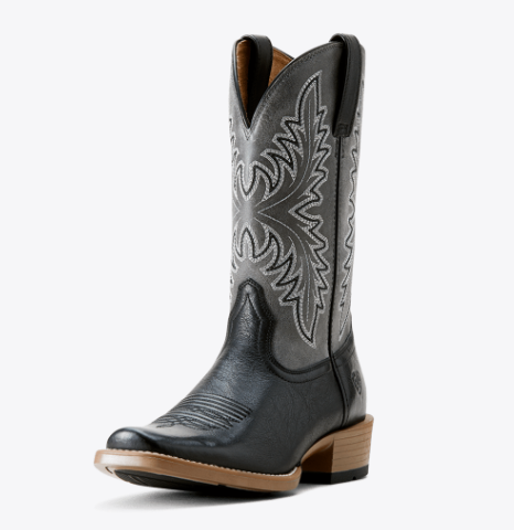 Ariat Mens Black Night Renegade Narrow Cutter Toe Cowboy Boot 10053695