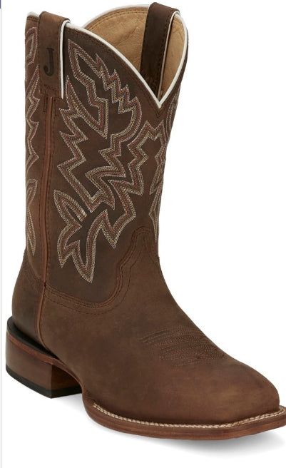 Justin Men's Jackpot Brown Cowhide Boots-FN7012