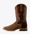 Ariat Men's Circuit Gritty Cowboy Boot - Ranch Brown Suede - 10063995