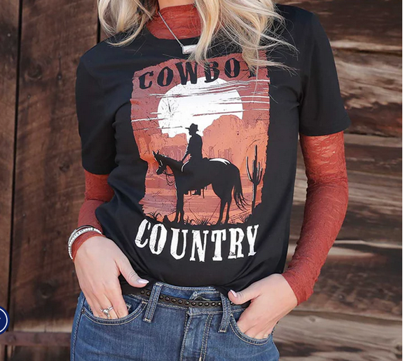 Cruel Girl Denim Ladies Cowgirl Country Graphic CTK450010