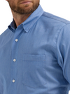 Wrangler Men's Cody Johnson Blue Button Up Long Sleeve Shirt -112357668
