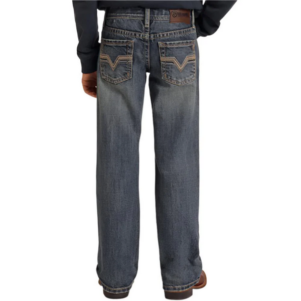 Rock & Roll Boys Rope Emblem BB Gun Bootcut - Medium Vintage - BB0BD05591