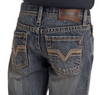 Rock & Roll Boys Rope Emblem BB Gun Bootcut - Medium Vintage - BB0BD05591