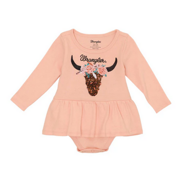 Wrangler Baby Girls Long Sleeve Long Horn Shirt-112359426