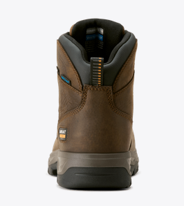 Ariat Men's Turbo Duratread 6" Waterproof Carbon Toe Work Boot - Dark Brown - 10054294