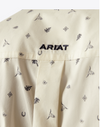 Ariat Mens Off White Colter Classic Fit Shirt-10054818
