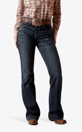 Ariat Ladies High Rise Florida Naz Slim Trouser Jeans-10047324