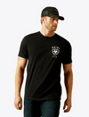 Ariat Mens Black Faded Bull TShirt-10062429