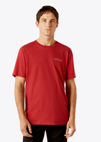 Ariat Mens Red Patriot Buffalo Coin TShirt-10062419