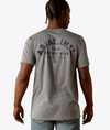 Ariat Mens Grey Iron Ranch Arch TShirt-10062413
