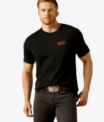 Ariat Mens Black Nab Mountain TShirt-10062411