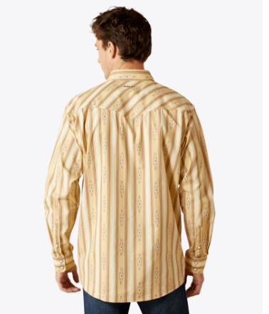 Ariat Mens Beige Tommy Classic Fit Shirt-10062188