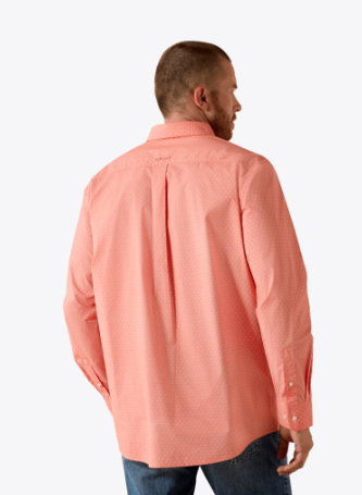 Ariat Mens Emberglow Speckled Print Jerry Classic Fit Shirt-10071610