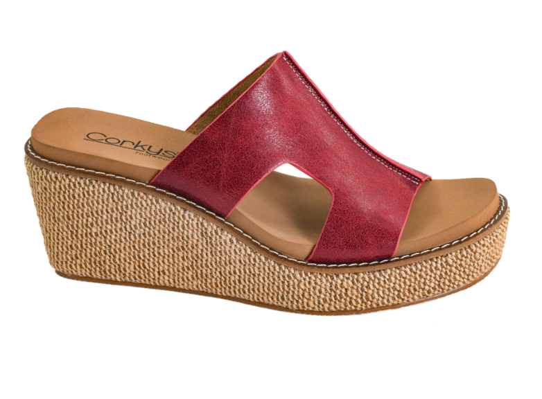 Corkys Footwear Ladies Red Kiss N Tell Sandals-41-0727-REDD-Q