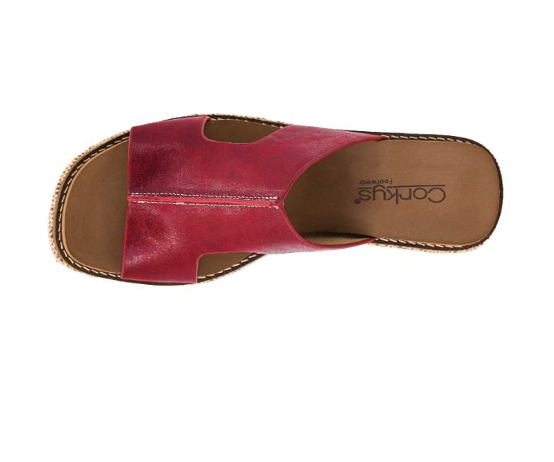 Corkys Footwear Ladies Red Kiss N Tell Sandals-41-0727-REDD-Q