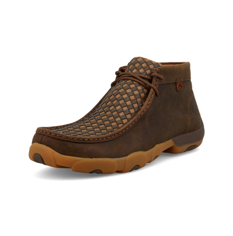 Twisted X Mens Earth and Tan Chukka Driving Moc-MDM0108