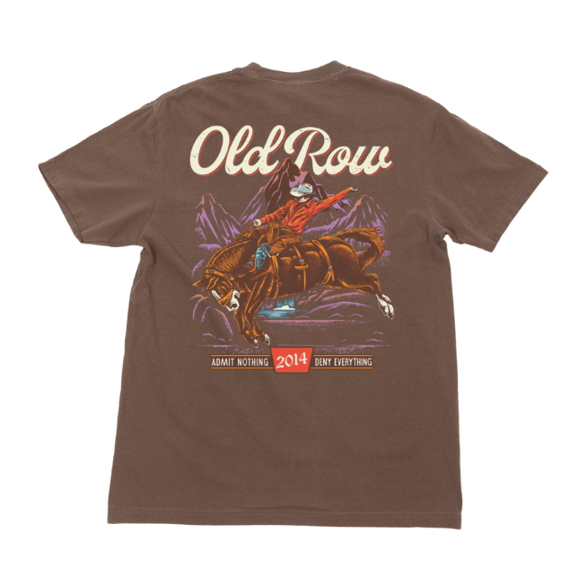 Old Row The Banquet Cowboy 2.0 Pocket Tee-WROW4039