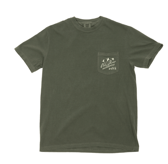 Old Row Moss The Five Ducks Pocket Tee-WROW4036