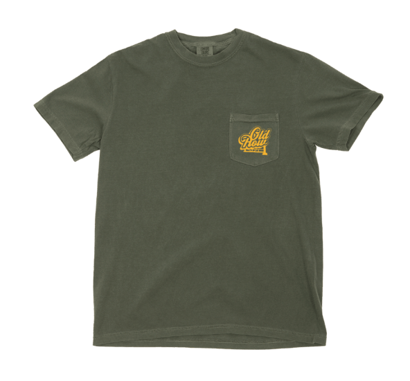Old Row Moss Desert Drives Pocket Tee-WROW4037