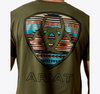 Ariat Men's Rust Serape Shield T-Shirt Grape Leaf 10079616