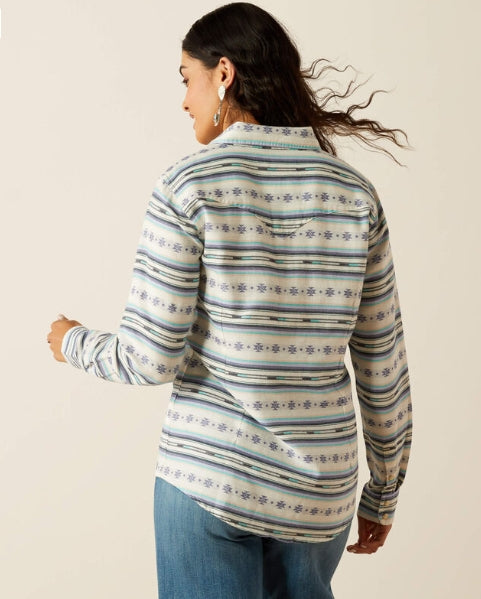 Ariat Ladies Seaside Geo Stream Serape Jacquard Shirt-10054779