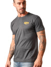Kimes Ranch Mens Charcoal Spangled TShirt