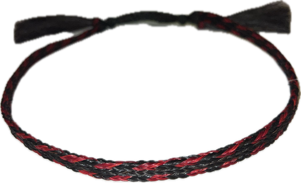 Twister Red, White and Black and Blue Assorted Horse Hair Hat Bands-0213099