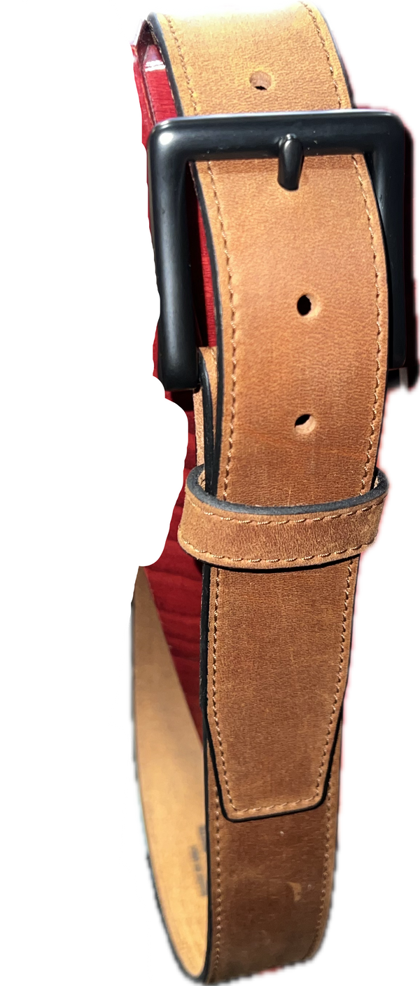 Justin Mens Brown Ebony Work Belt-C14159