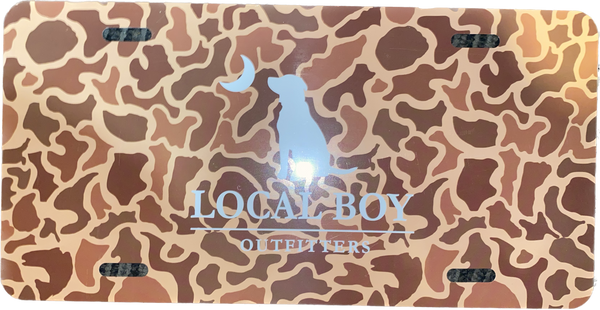 Local Boy Outfitters LBO LOGO LICENSE PLATE L2100005