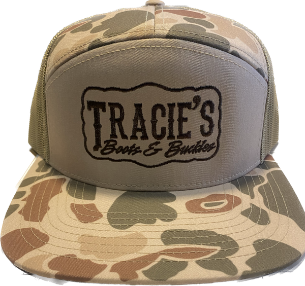 Tracies Boots and Buckles "Tracies Logo" Hat - Harvest Duck Camo / Tan - TBBLHDT