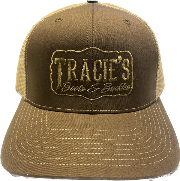 Tracie's Boots and Buckles "Tracie's Logo" Hat Richardson #112 - Brown/ Tan - TBBLBT