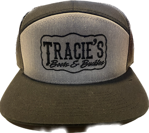 Tracie's Boots and Buckles "Tracie's Logo" Hat - Black / Gray  - TBBLBC