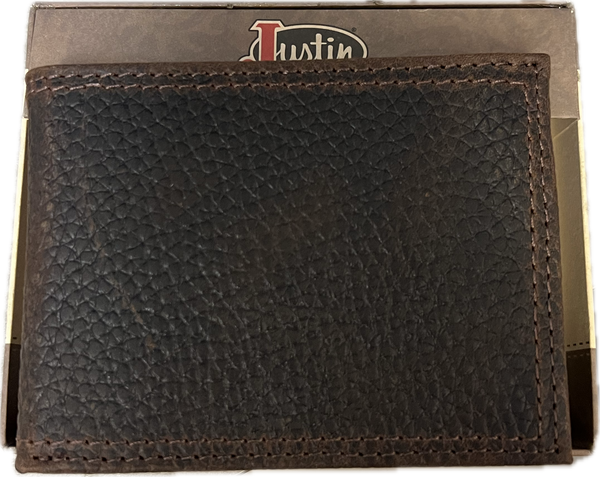 Justin Wallet Genuine Leather Textured BiFold-2512391615