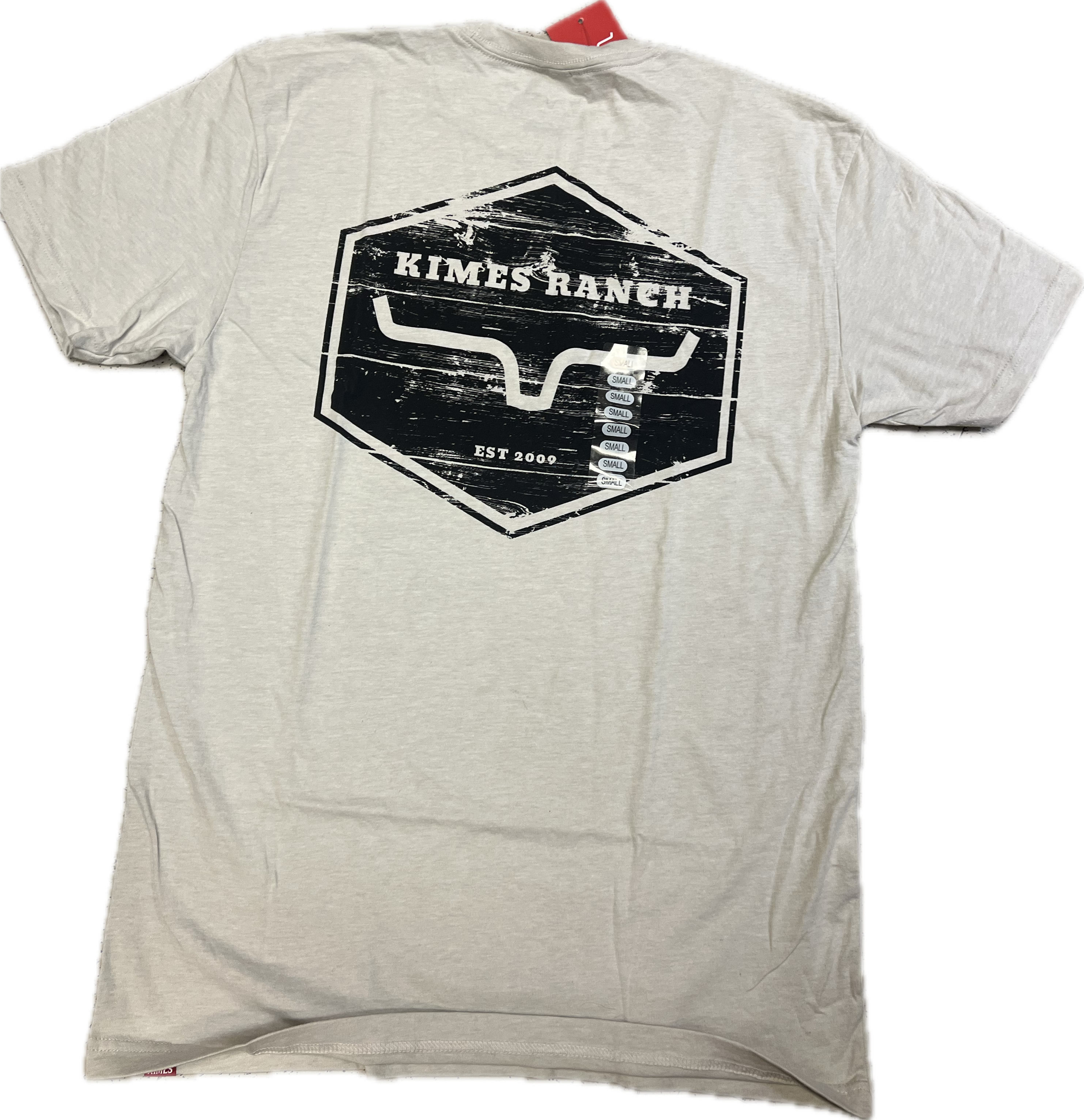 Kimes Ranch Men's Wooden Hex Sand Tee Shirt