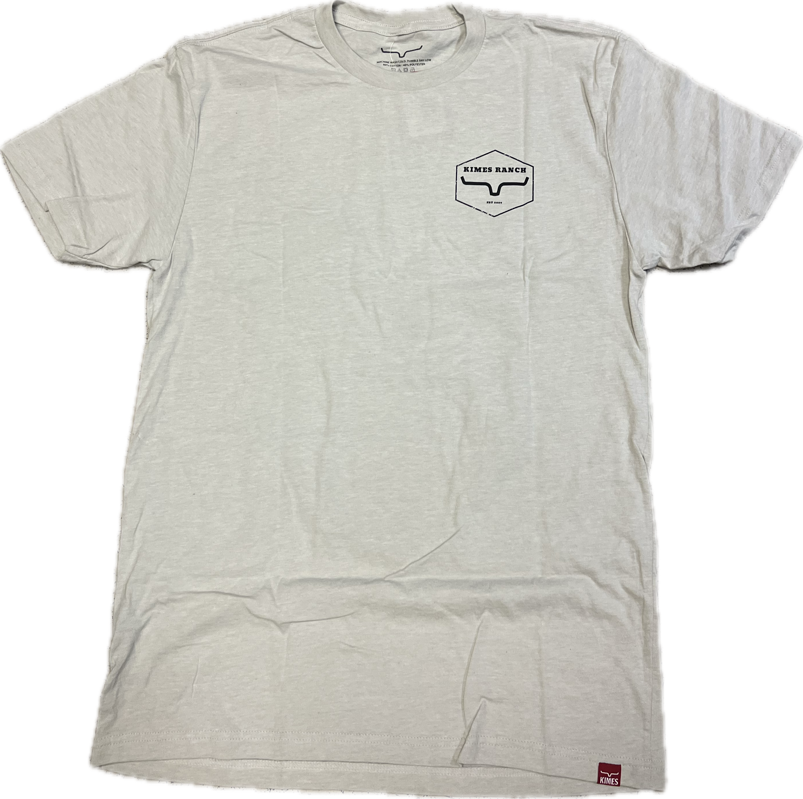 Kimes Ranch Men's Wooden Hex Sand Tee Shirt