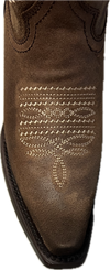 Circle G Ladies Snip Toe X Stitch Boot-L6347