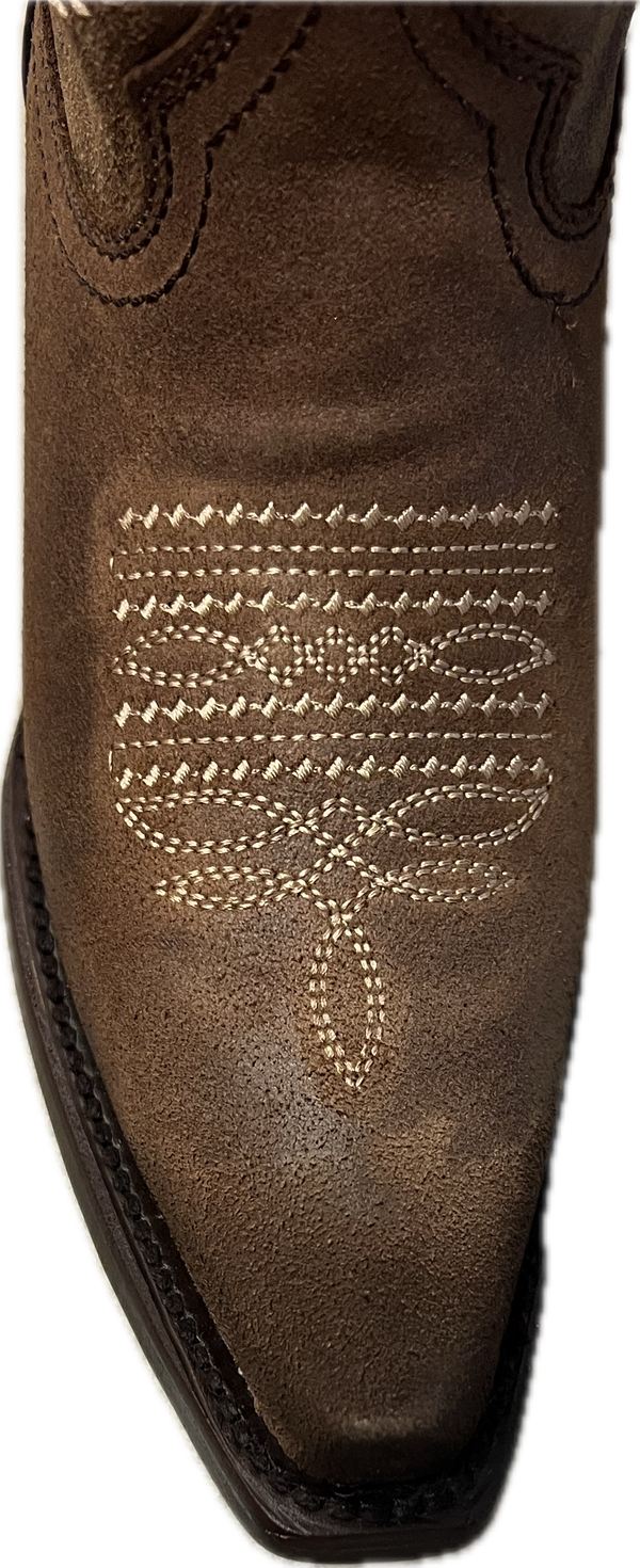 Circle G Ladies Snip Toe X Stitch Boot-L6347
