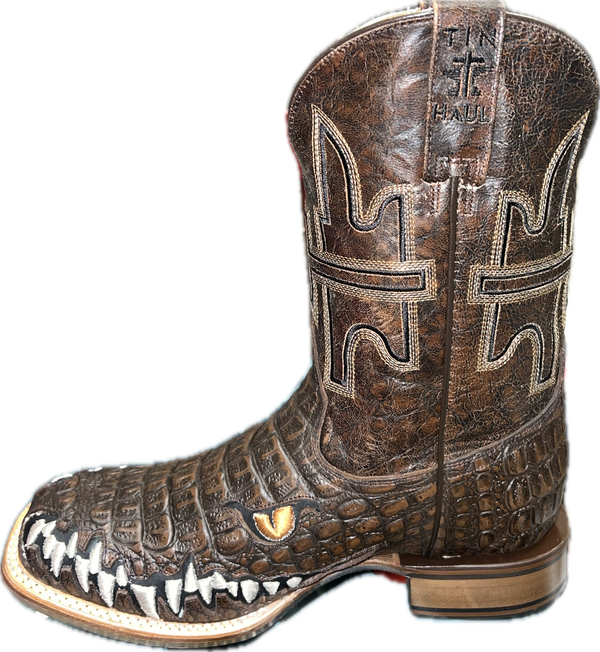 Tin Haul Mens Al O'Gator Western Boots-14-020-0077-0571
