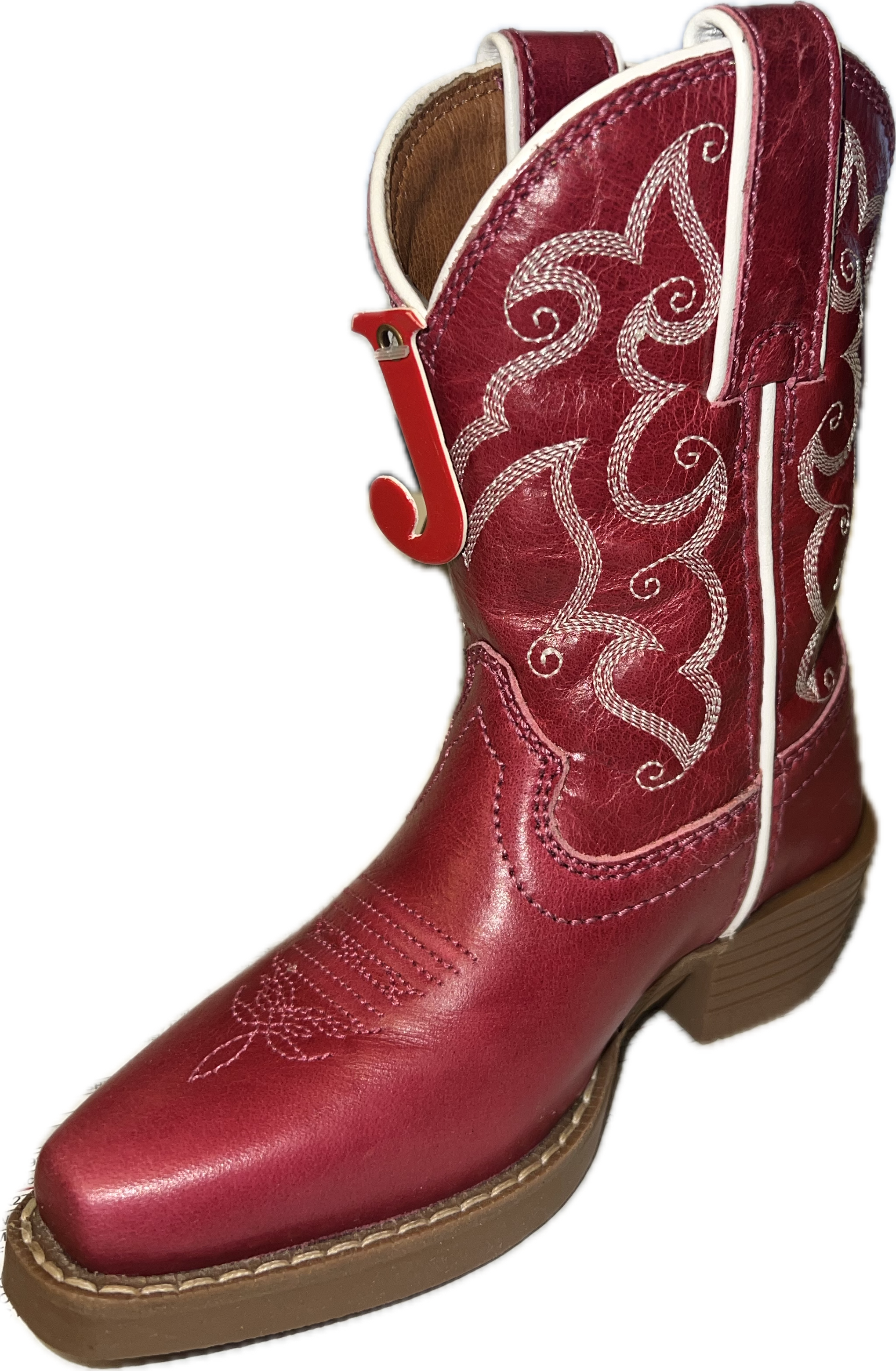 Justin Kids Pink Water Buffalo Boots-JK2793
