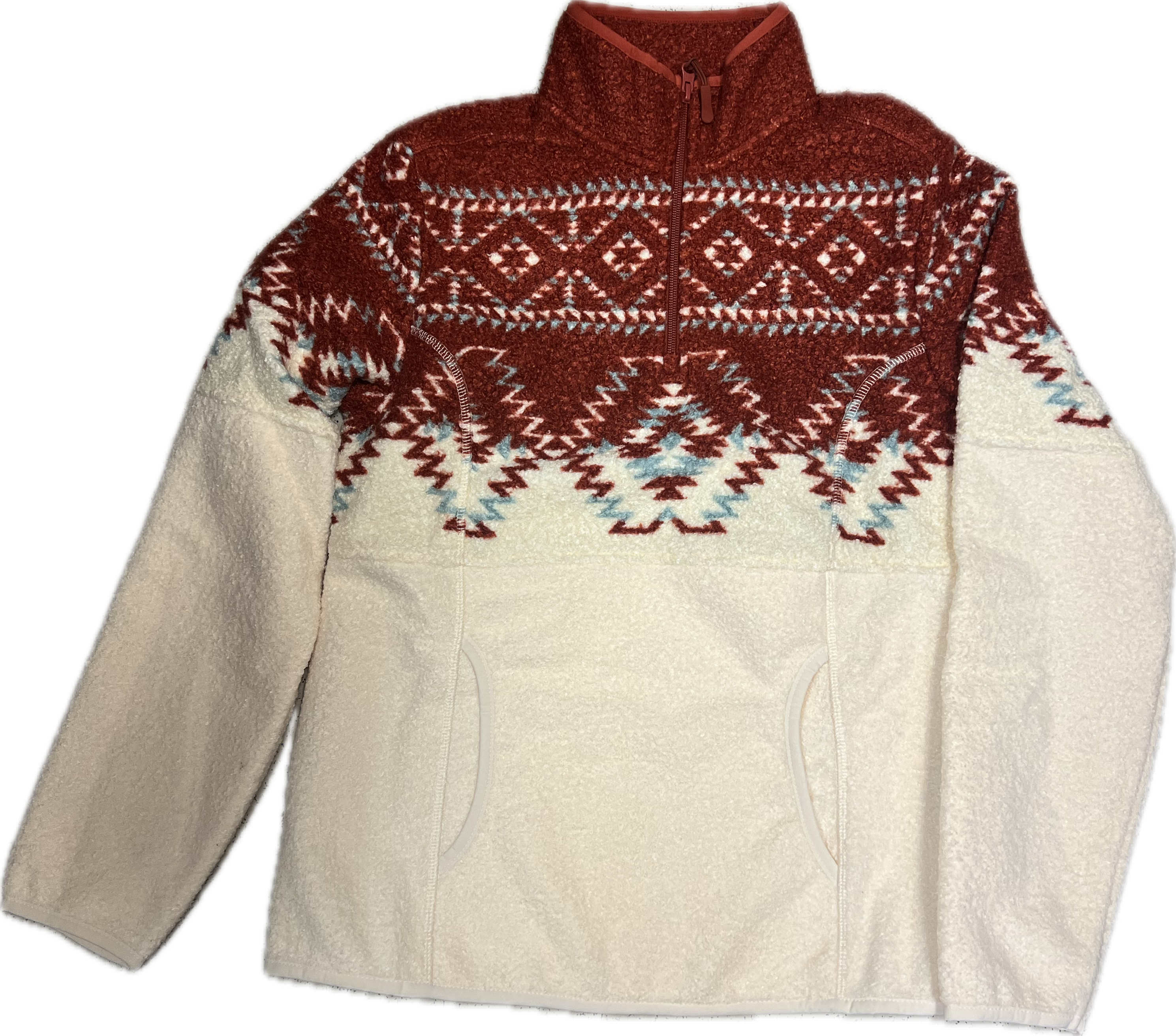 Panhandle Slim Ladies Aztec Border Pullover-DW91C09295